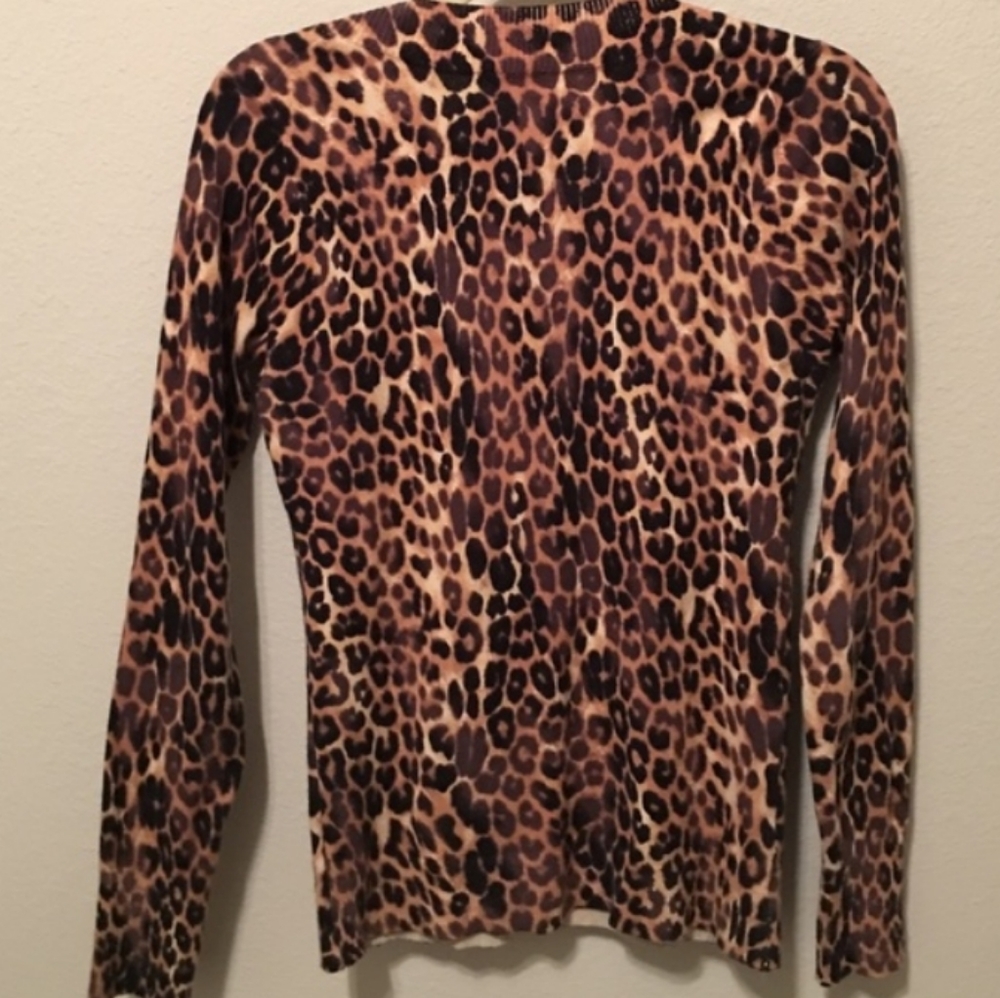 Express Leopard Print Sweater - image 2